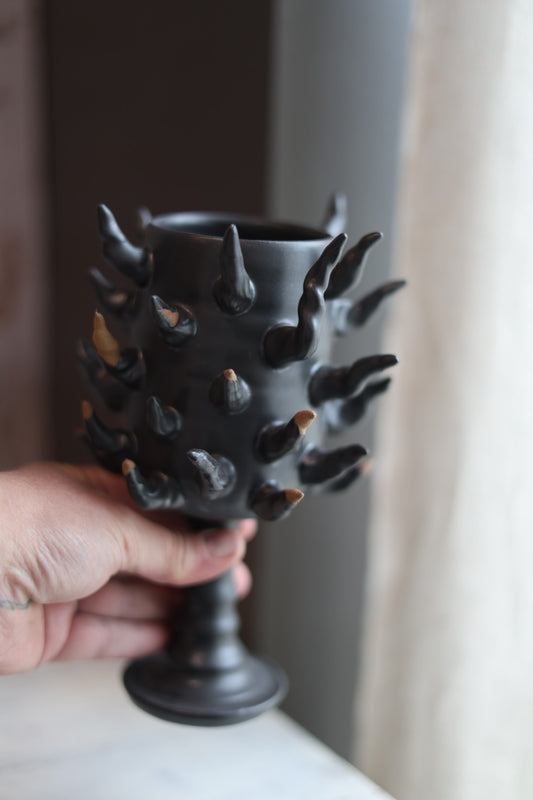 Black Chaos Goblet 002 | Handmade for the ultimate Badass