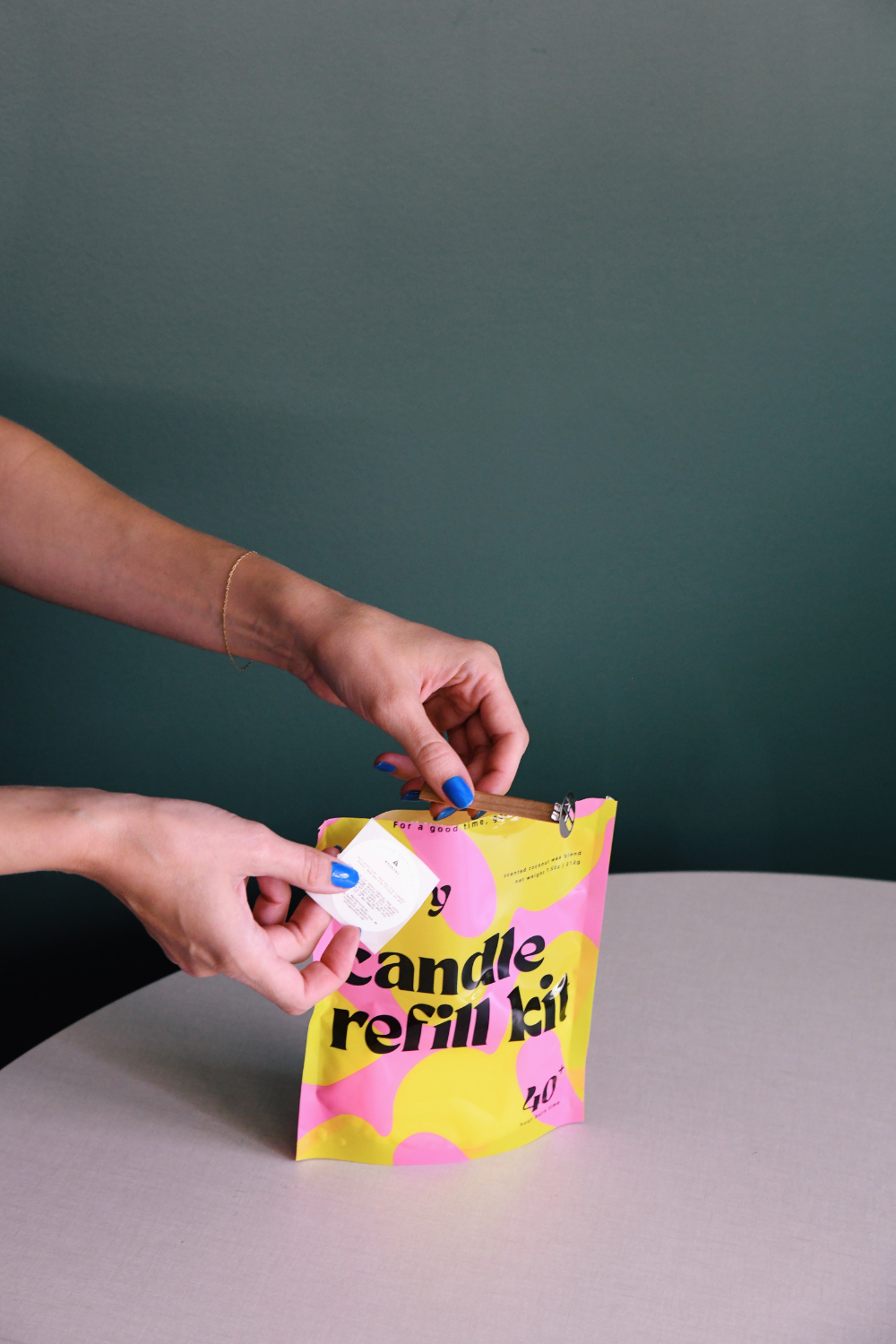 Candle Refill Kit - Blood Orange, Lime & Agave | Fruity Fragrance by themelty.co™