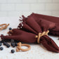 Cassidy Burgundy Cloth Napkin