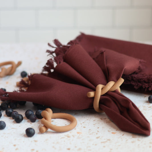 Cassidy Burgundy Cloth Napkin