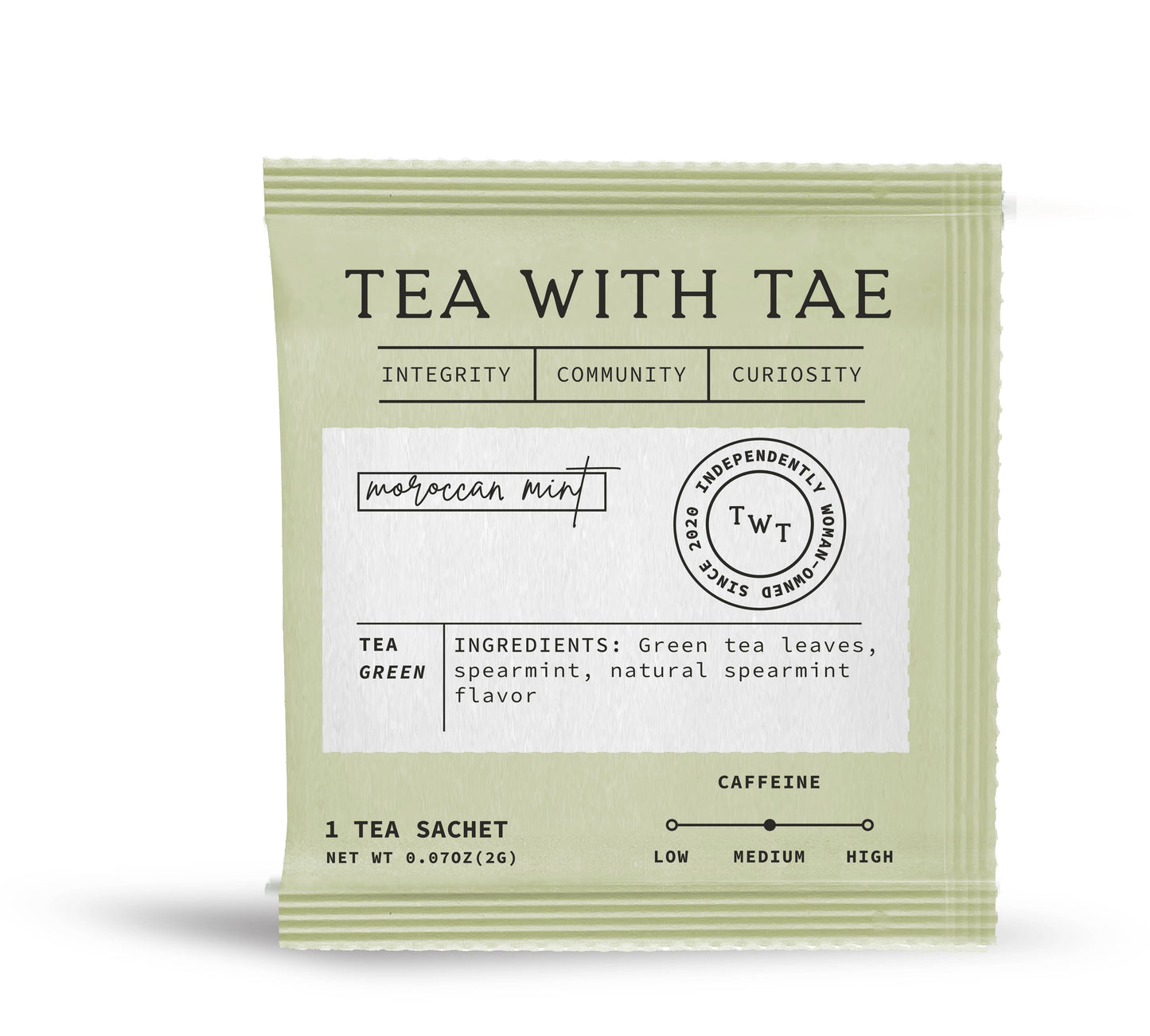 Individually Wrapped Tea Sachets: Bombay Chai