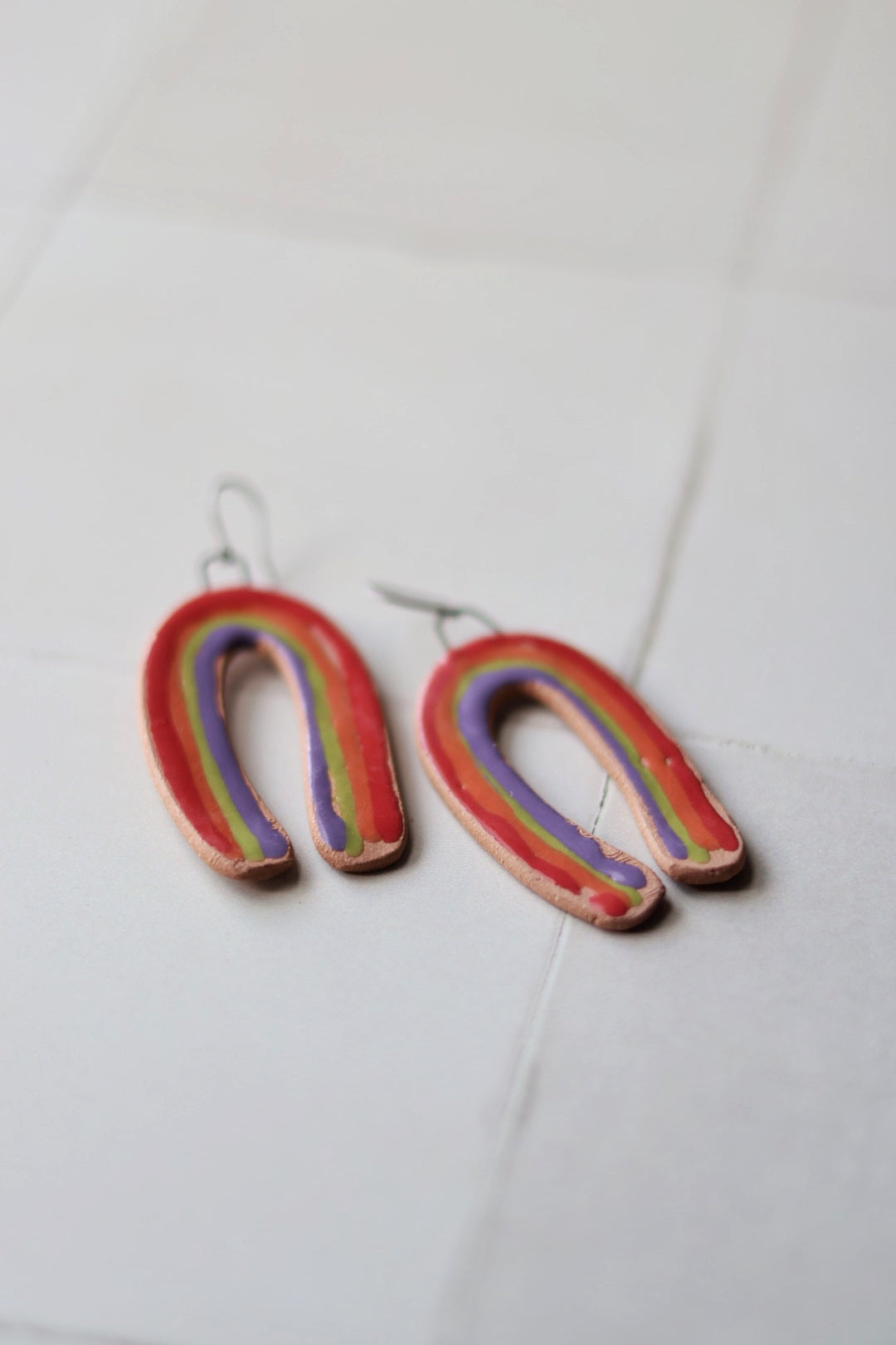 Rainbow Bold Earrings for Pride