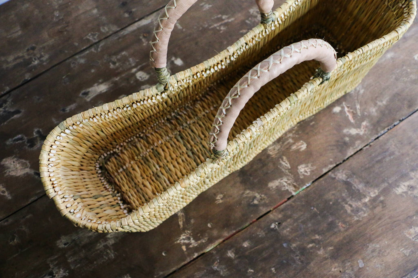 Garden Trug Basket, Brown: Natural