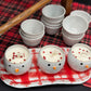Winter Cheer Snowman Pure Soy Candle with Reusable Vessel