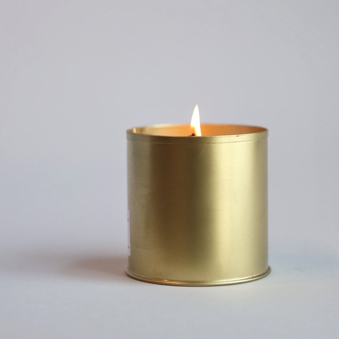 Forest Walk Candle in Gold Tin