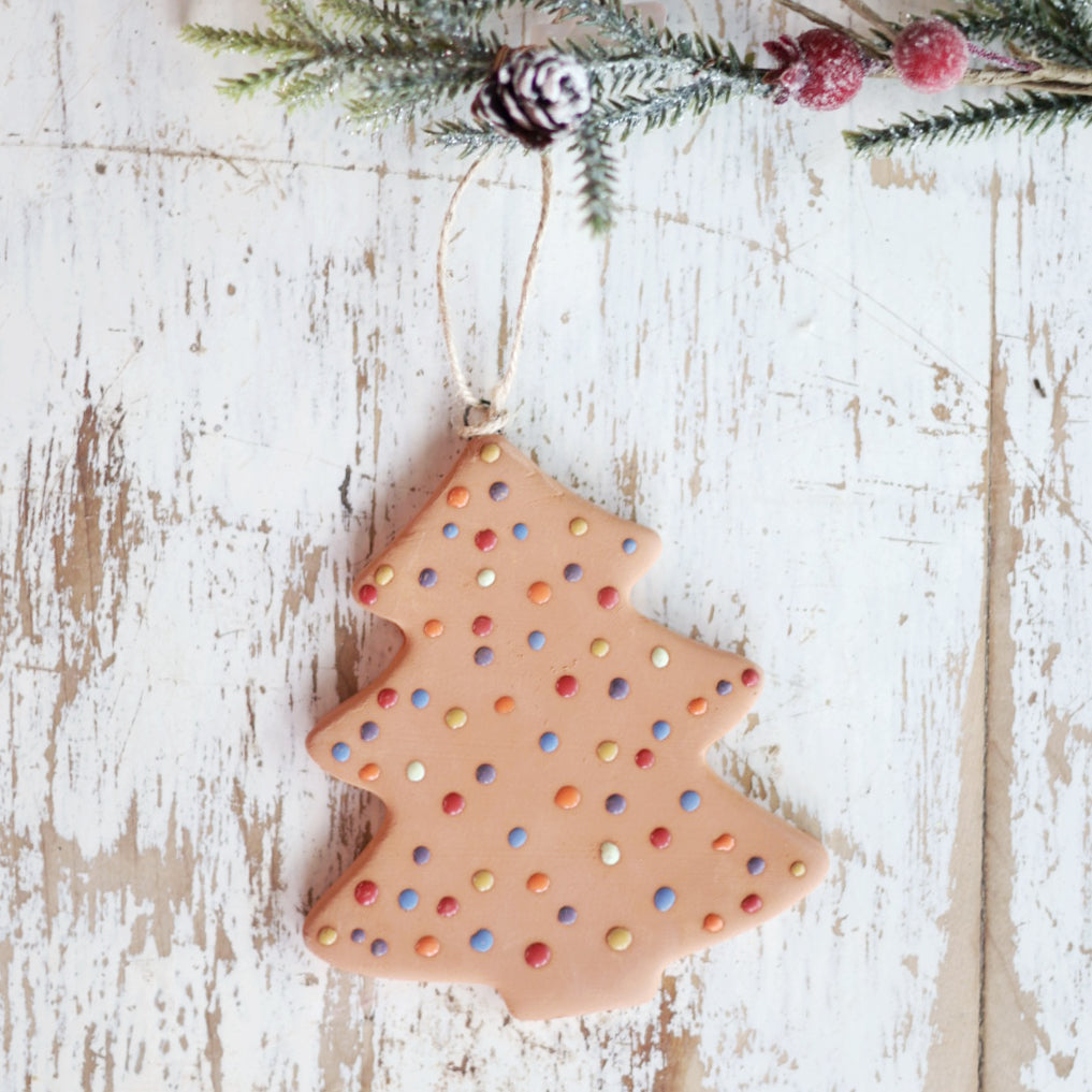 Handmade Ceramic Christmas Tree Ornament