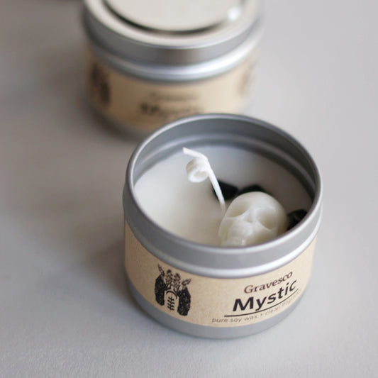 Gravesco Pure Soy Candle Tin Small| Mystic