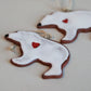 Handmade Ceramic Polar Bear Ornament | Arctic Holiday Decor