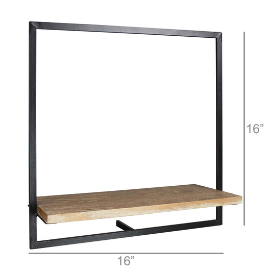 Jonas Shelf, Wood & Iron - Lrg