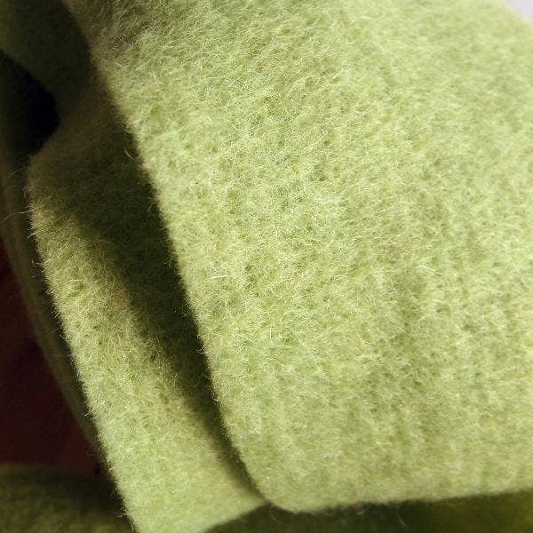 100% Pure Wool Felt Ribbon - Light Green: 2" x 5 1/2 yards
