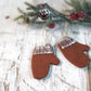 Handmade Ceramic Mitten Ornament | Cozy Holiday Decor