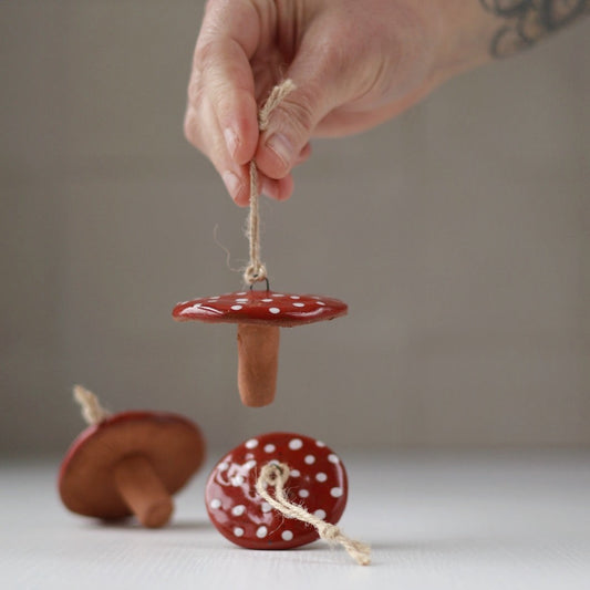Red Mushroom Ornament