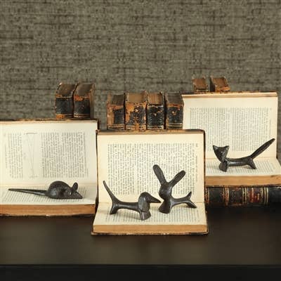 Pablo Critter - Cast Iron Dog - Brown