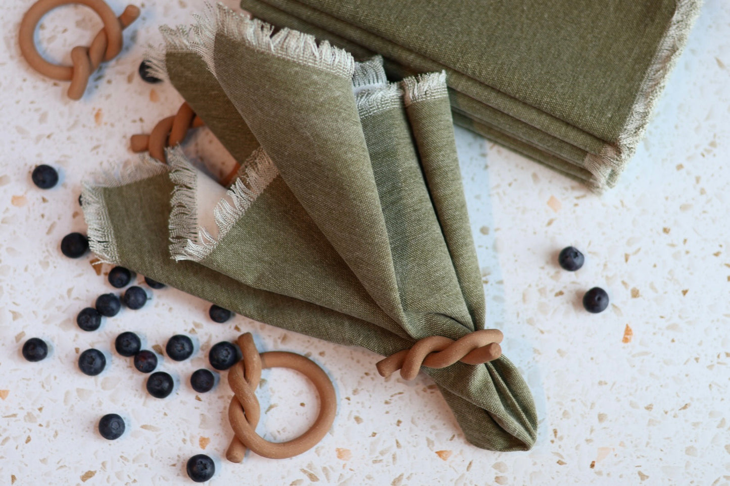 Jade Olive Cloth Napkin