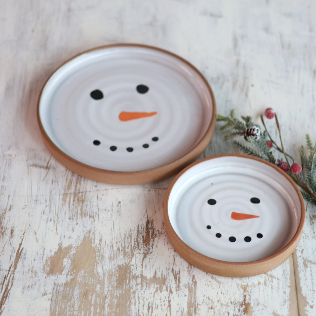 Snowman Plate | Large