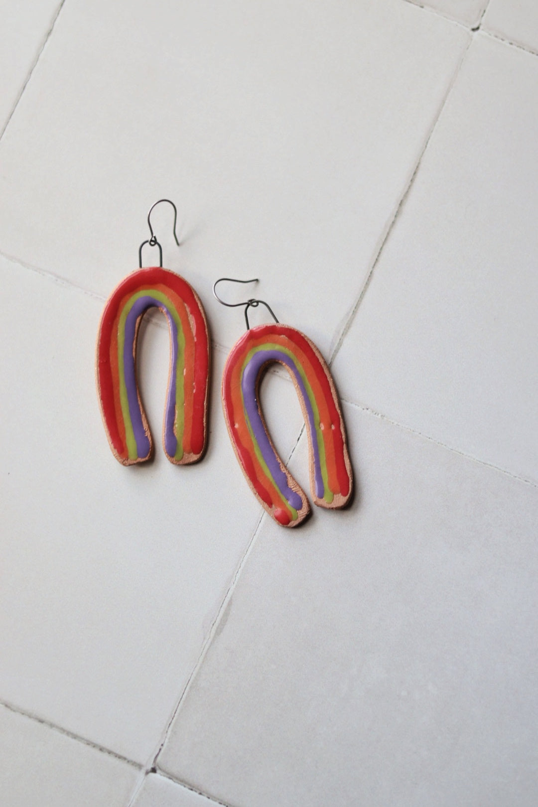 Rainbow Bold Earrings for Pride