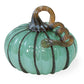Glass Pumpkin - Small, Blue