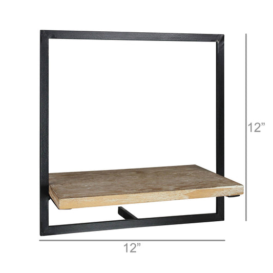 Jonas Shelf, Wood & Iron - Sm