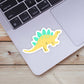 Cute Yellow Dinosaur Sticker