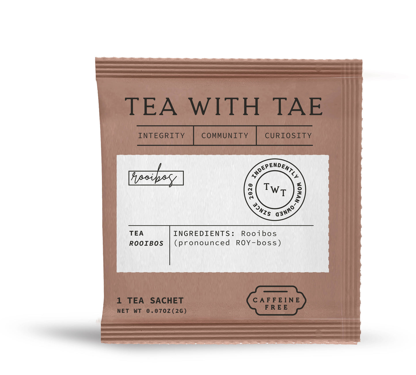 Individually Wrapped Tea Sachets: Bombay Chai