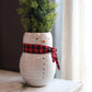 Snowman Vase