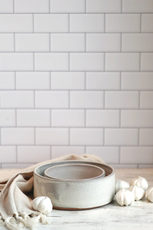 Small Minimalist Bowl in Cream