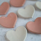 Handmade Heart-Shaped Trinket Dish in Blush Pink