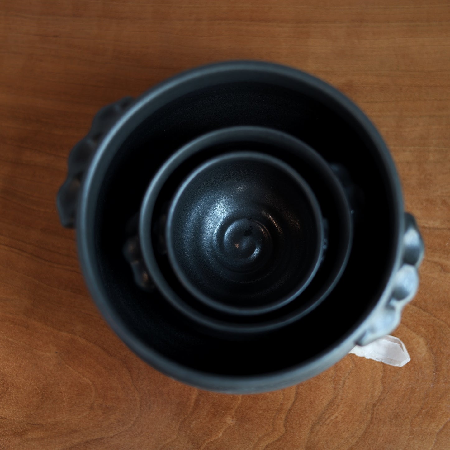 Black Mini Cauldron Bowl | Slow Dark