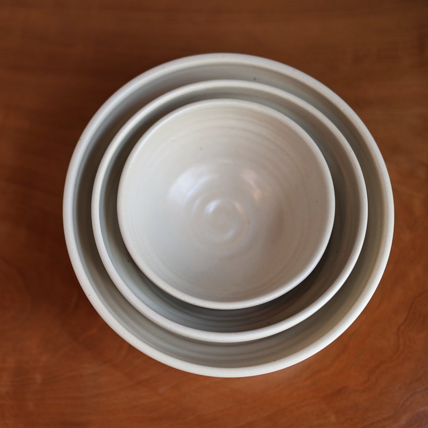 Nested Set of Bowls in Cream