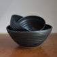 Nested Set of Bowls in Black