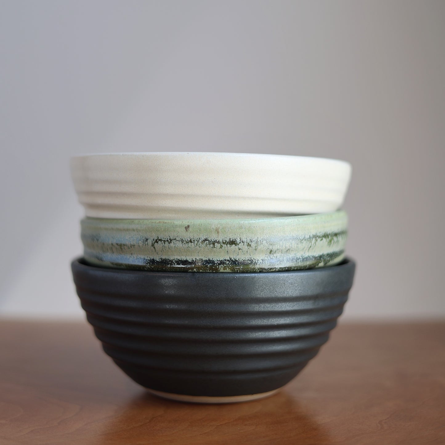 Small Serving Bowl in Moss Green