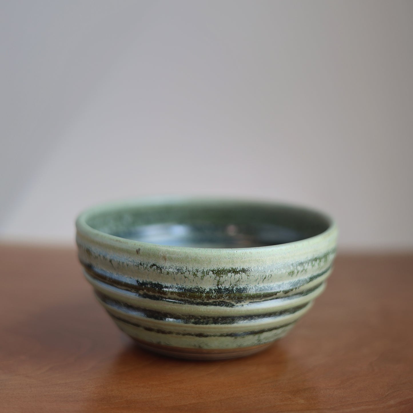 Small Serving Bowl in Moss Green