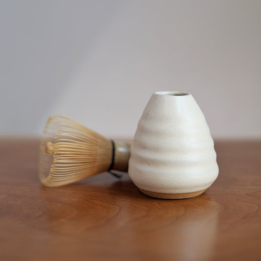Kusenaoshi Matcha Whisk Holder in Cream