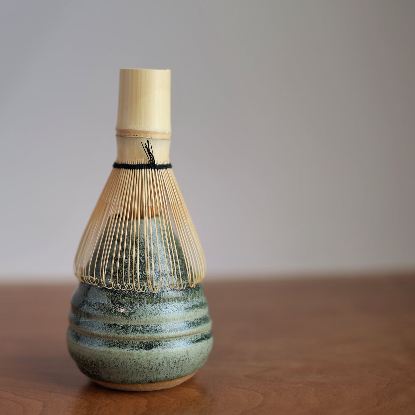 Kusenaoshi Matcha Whisk Holder in Moss Green