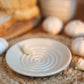 Mini Garlic Plate in Cream