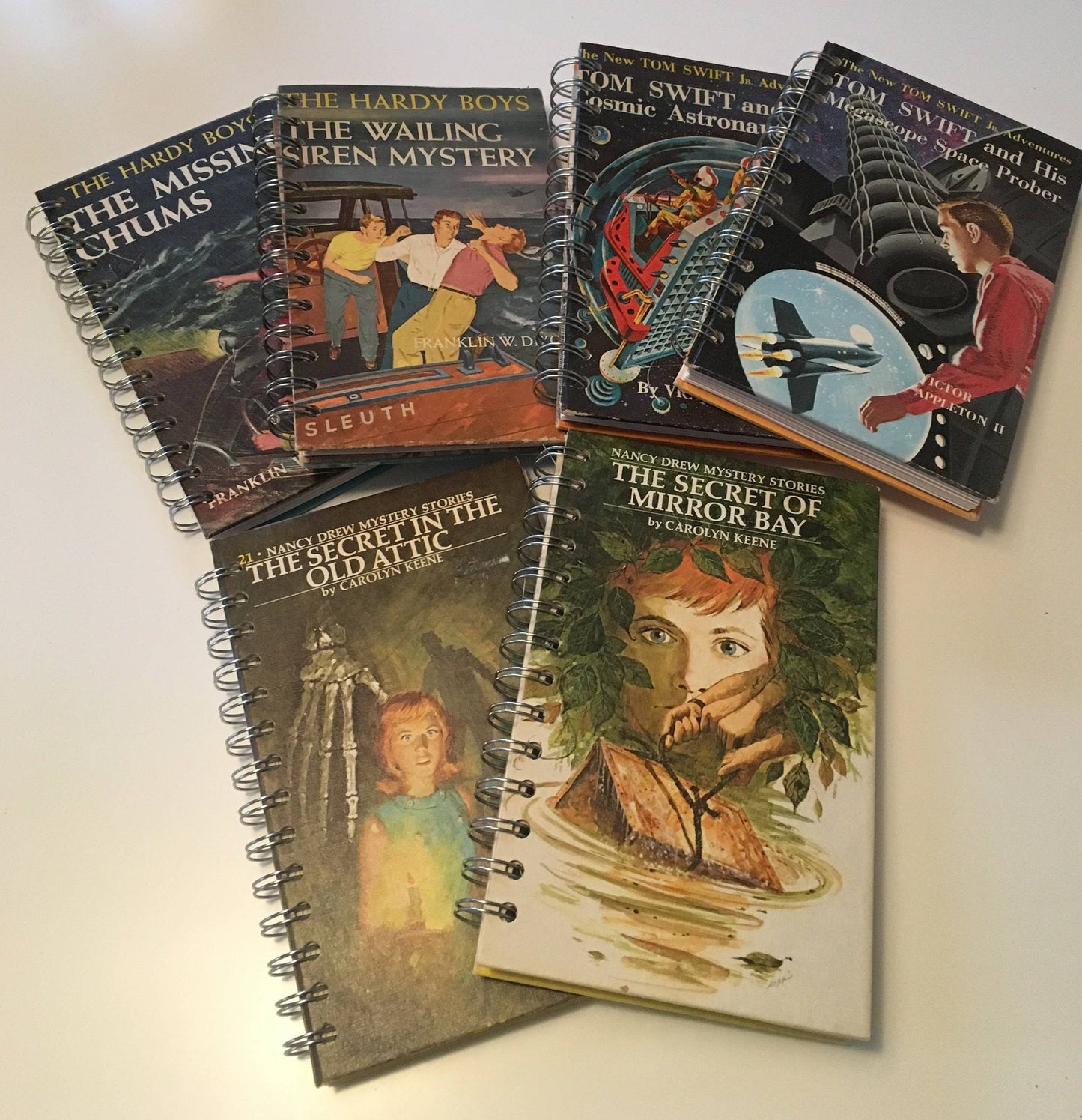 Upcycled Nancy Drew, Bobbsey, Tom Swift, Hardy Boy Journals: Nancy Drew