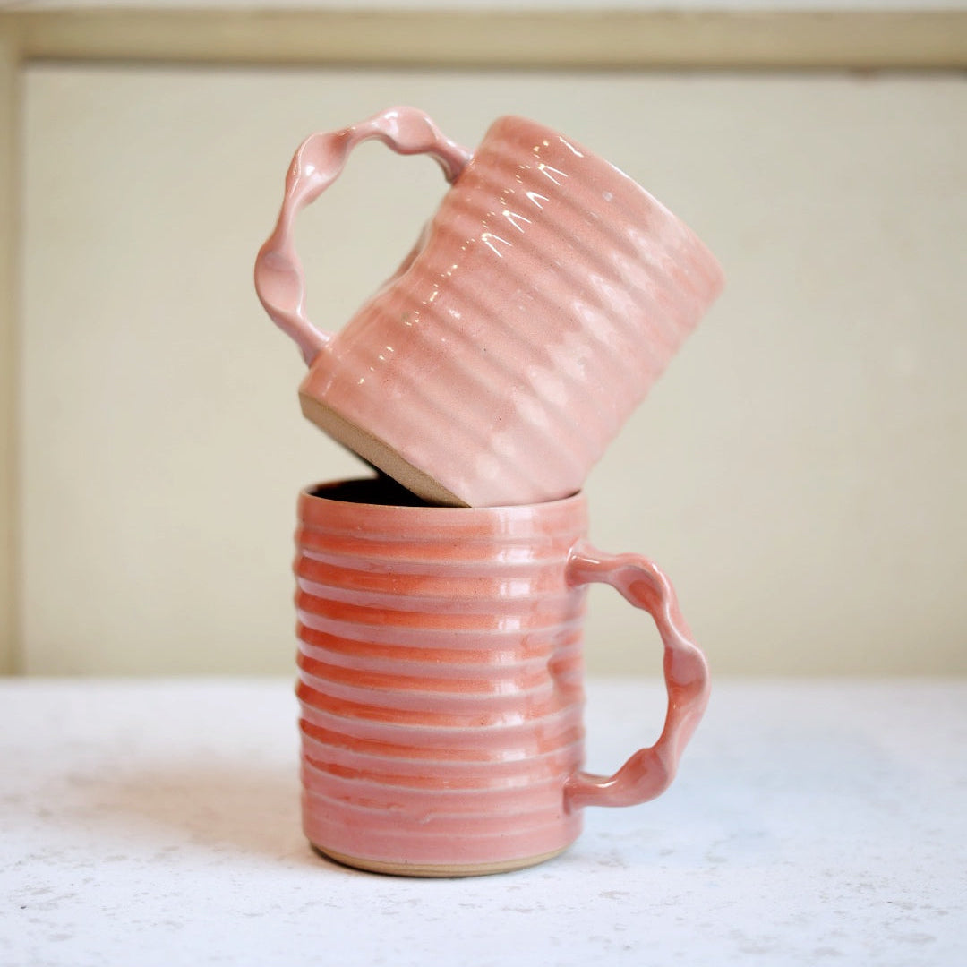 The Jumbo Mug - Blush Pink and Terracotta Pink Limited Series