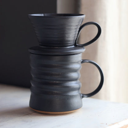 V60 Coffee Dripper - Fully Glazed in 2 Color Options