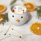 Winter Cheer Snowman Pure Soy Candle with Reusable Vessel