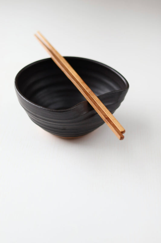 Noodle Bowl in Black