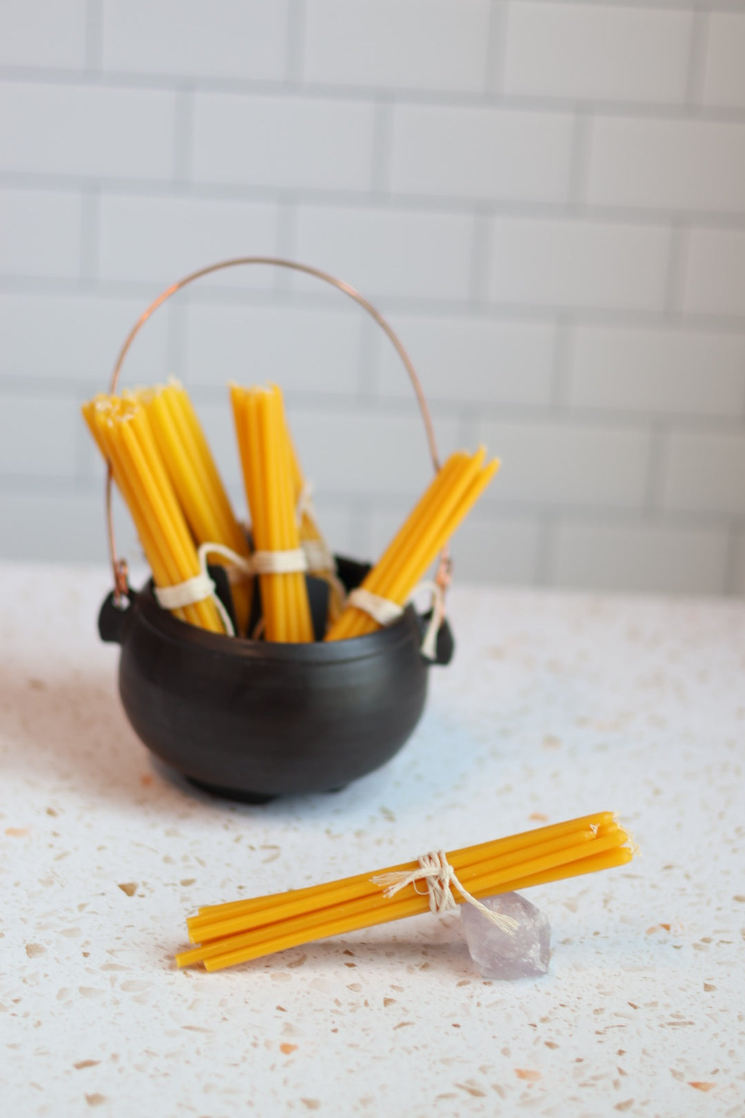 Beeswax Slender Candles set of 12