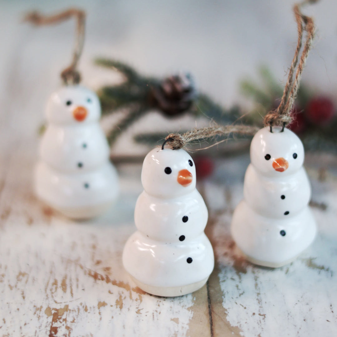 Tiny Snowman Ornament