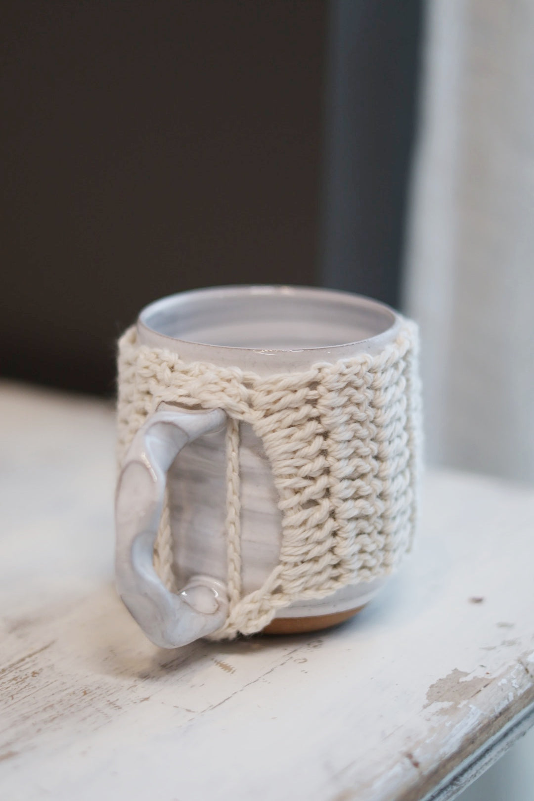 Mug Cozy | Crocheted mug warmer