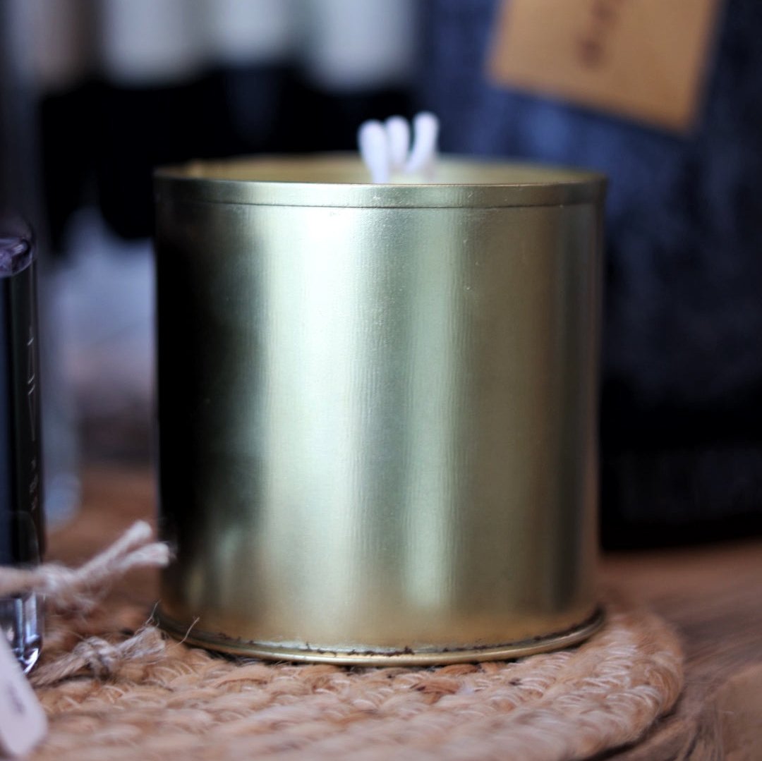 Forest Walk Candle in Gold Tin