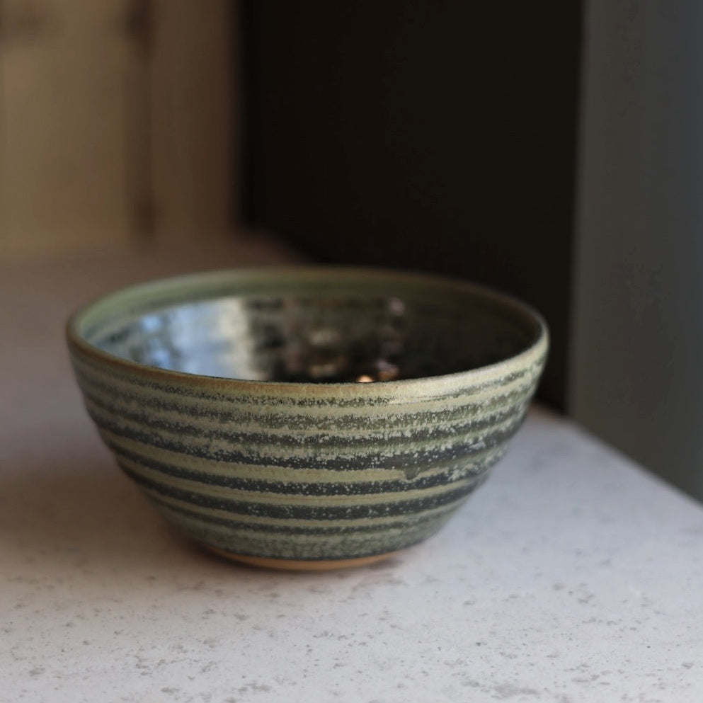 Ice Cream Bowl in Moss Green