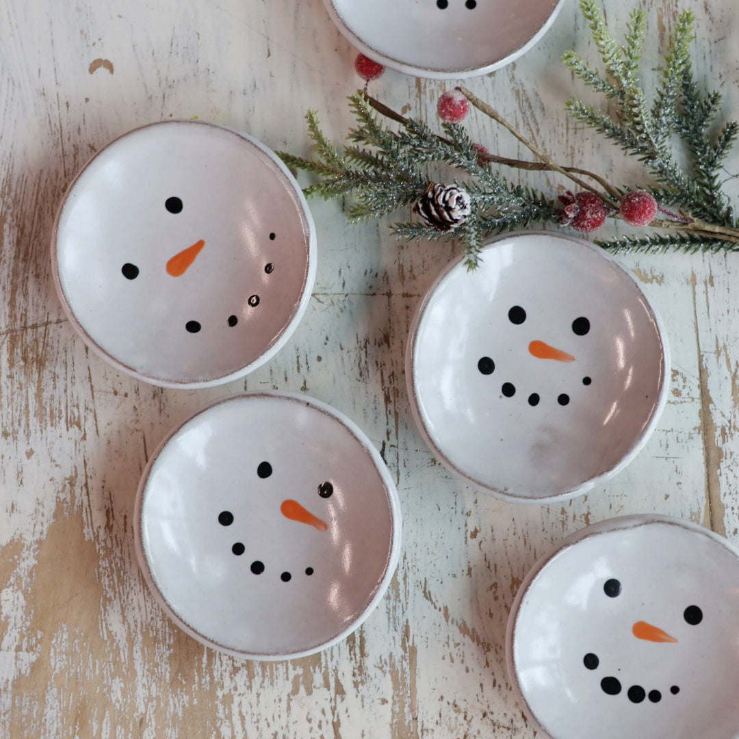 Snowman Trinket Dish