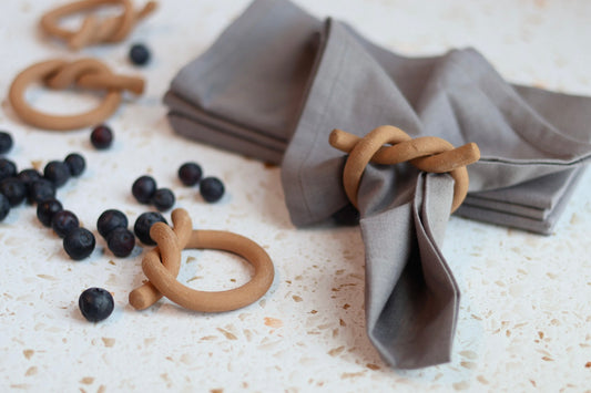 Gray Textured Cotton Napkin