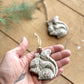 Squirrel Stoneware Ornament