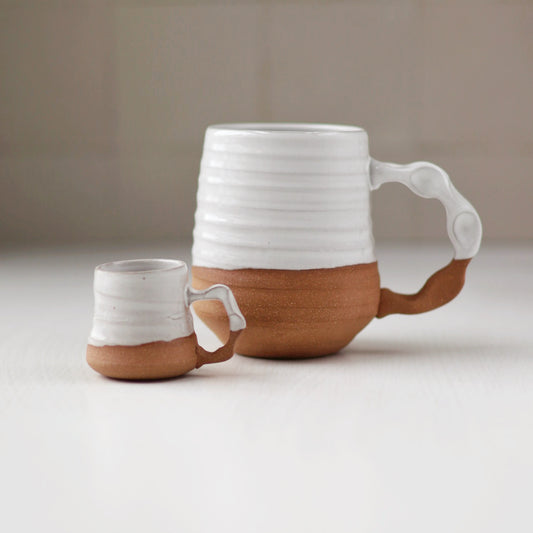 Artist Choice Mug Tiny Ornament | White