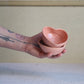 Handmade Small Heart-Shaped Bowl in Blush Pink